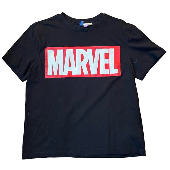 Marvel Classic Logo Adult LG Graphic T-shirt - Picture 1 of 4